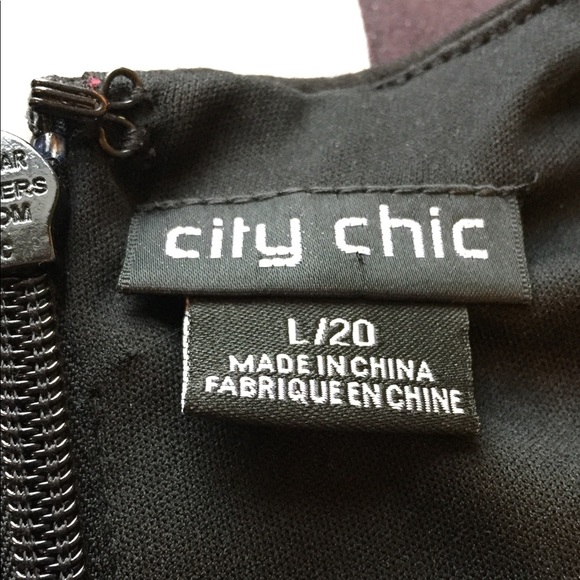 City Chic Moon Lite Hi Lo Dress - Picture 7 of 8